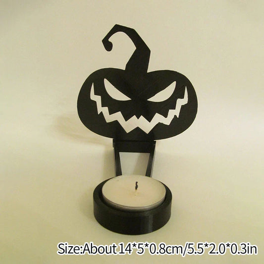 2025 Halloween Projector Shadow Candle Holder – Horror Candlelight Decor & Photo Prop